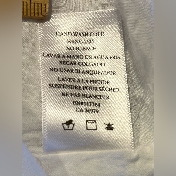 Rails Adora  Midi Stripped Linen Blend Dress/ white -smoke Blue/SZ.XL Women’s - Picture 6 of 15